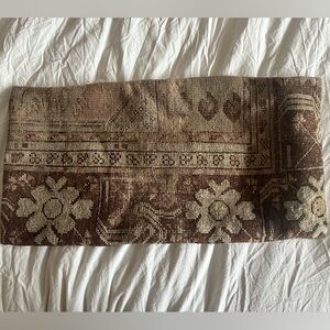 12x24 neutral Kilim lumbar pillow cover